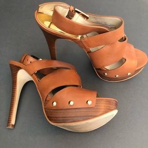 Michael Kors studded 4” platforms